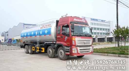 歐曼前四后八粉粒物料運(yùn)輸車