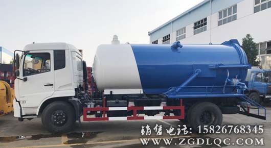 國五東風天錦吸污車