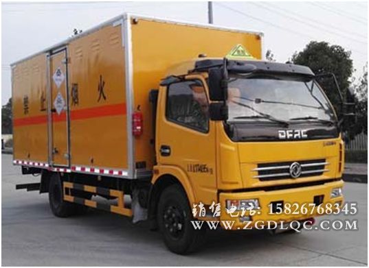 東風(fēng)多利卡黃牌毒性氣體廂式運輸車